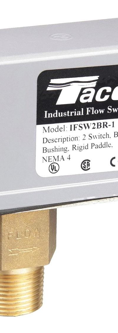TACO Flow Switch: Paddle - Insertion-Style Switches for Liquids