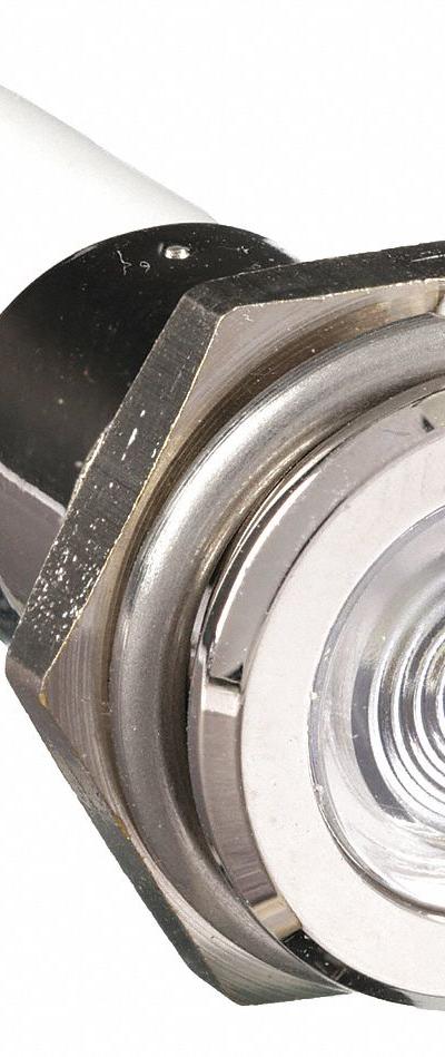APPROVED VENDOR Flush Panel Light: 12 mm Panel Mounting Hole Dia - LED Indicator Pilot Lights