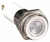 APPROVED VENDOR Flush Panel Light: 12 mm Panel Mounting Hole Dia, LED, White, Flush Head, H12 (MPN 24M131). Key specifications — Brand: APPROVED VENDOR; Electrical Connection: 0.11 Male Quick Disconnect.