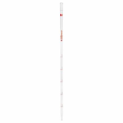 SIBATA Serological Pipette: 1 mL Capacity, 0.2 mL Graduation Increments, Non-Sterile - Non-Sterile Serological Pipettes