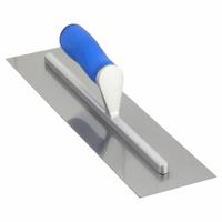 WESTWARD Square-End Finishing Trowel: Blade Material Carbon Steel, Blade Shape Square, 4 in Blade Wd (MPN 13A740). Key specifications — attr1008665: Ergonomic; attr1005004: WESTWARD; attr1008664: ErgoSoft.