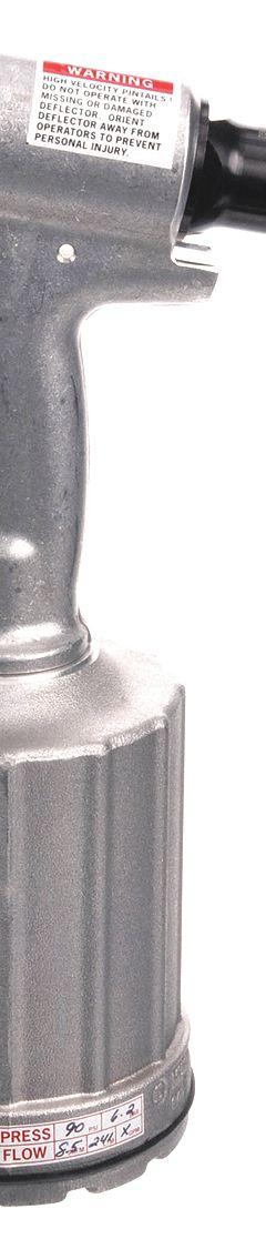 HUCK MAGNA-LOK Air Riveter: 7/8 in Stroke Lg, 9,986 lbf Pulling Force, 1/4 in Female NPT (MPN 256). Key specifications — attr1320930: NPT; attr1320934: No; attr1320955: HUCK MAGNA-LOK.