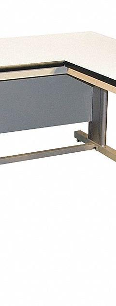 PRO-LINE L-Shaped Workbench: Adj Ht, Laminate, 72 in x 30 in, 600 lb Overall Load Capacity, Beige (MPN ELL7272C-H11). Key specifications — Brand: PRO-LINE.