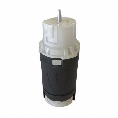 LEGRAND Locking Connector: Non-NEMA, Black, 250V AC, 50 A Current Rating, 3 Poles - General Purpose Connectors