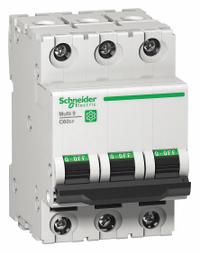 SCHNEIDER IEC Supplementary Protector: 32 A Amps, 14kA at 240V AC, Screw Clamp, C60SP (MPN M9F21332). Key specifications — Terminal Connection: Screw Clamp; Series: C60SP; AC Voltage Rating: 240/415/440V AC; DC Voltage Rating: Not Rated; Max. AIR Rating: 14kA at 240V AC; Brand: SCHNEIDER.