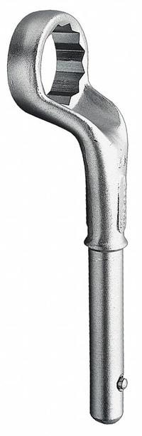 FACOM Box End Wrench: Satin, 36 mm Head Size, 9 3/4 in Overall Lg, Offset, 30° Head Offset Angle (MPN FM-54A.36). Key specifications — attr309427: Satin; attr309429: No; attr324926: FACOM.