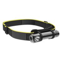 GRAINGER Headlamp: 115 lm Max. Brightness, 5 hr Max Run Time, 72 m Max Beam, 4 Light Outputs, Black (MPN 49XX77). Key specifications — Brand: GRAINGER; Battery: Requires 1 AA.