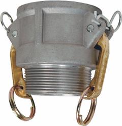 Cam and Groove Coupling: 2 1/2 in Coupling Size, 2 1/2 in Hose Fitting Size, 2-1/2 in -8 Thread Size (MPN G250-B-AL). Key specifications — Thread Size: 2-1/2 in -8; Fitting Type: MNPT; Gasket Material: Nitrile; Brand: DIXON VALVE & COUPLING.