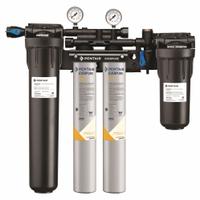 EVERPURE Water Filtration System: 0.2 micron, 5 gpm, NPT, 25 1/4 in Overall Ht, 50,000 gal, Carbon (MPN EV932972). Key specifications — Brand: EVERPURE; Reduces: Chlorine Taste; Filter Media: Carbon.