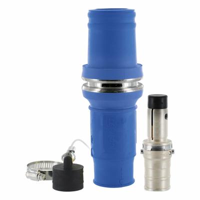 LEVITON Single Pole Inline: Male, Blue, 1000V AC, 898 A, Crimp Tube Termination - Plugs with Crimp Tube Terminations