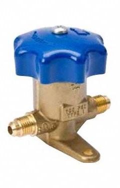 MUELLER Diaphragm Valve: 5/8 in Male Flare, Std Lg Body, 0.8 in Base to Port Center Ht (MPN A 14837). Key specifications — Brand: MUELLER; A2L Compatible: Yes.