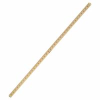 WESTCOTT Meter Stick: 10432, 3 5/16 ft, 0.23 in Thick, Clear, Black, Rigid, Printed Graduation Mark. Key specifications — attr934745: WESTCOTT; attr944509: Clear; attr939993: Decimal; attr986193: Printed.
