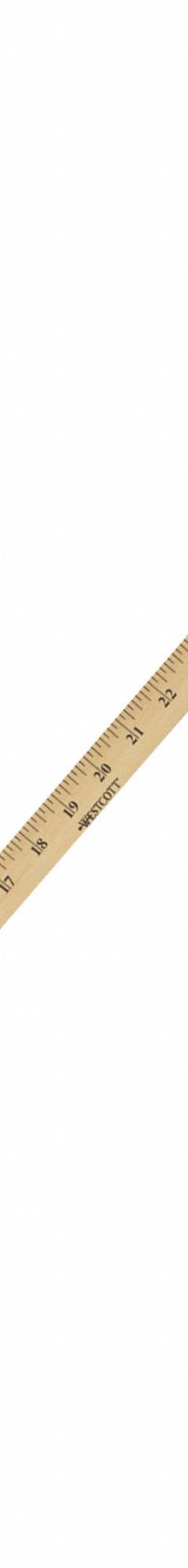 WESTCOTT Meter Stick: 10432, 3 5/16 ft, 0.23 in Thick, Clear, Black, Rigid, Printed Graduation Mark. Key specifications — attr934745: WESTCOTT; attr944509: Clear; attr939993: Decimal; attr986193: Printed.