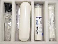NEPHROS Inline Water Filter: 0.005 micron, 2 gpm, 13 in Overall Ht, 2 1/2 in Overall Dia (MPN 70-0296F). Key specifications — Product Type: Inline Water Filter; Filter Media: Membrane; Brand: NEPHROS; Reduces: Chlorine Taste.