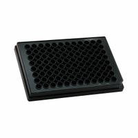 MTC BIO Well Plate: Sterile, 96 Wells, 0.34 mL, 6.9 mm Dia, RNase/DNase Free, Round, Polystyrene (MPN DP35F-96-BLK-S-IWL). Key specifications — attr1383549: MTC BIO; attr1395490: Black; attr1383559: Yes; attr1395487: Round; attr1434131: Polystyrene.
