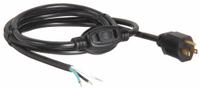 APPROVED VENDOR Power Cord: 8 ft Lg, 3/14, 5-15P Plug, Bare Wire Receptacle, SJT, PVC, 10 A Current (MPN 1TNB1). Key specifications — attr1326987: APPROVED VENDOR; attr1326973: PVC.