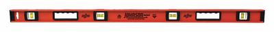 JOHNSON LEVEL I-Beam Level: Level & Plumb, I-Beam, Cushioned, Cushioned - Standard I-Beam Levels