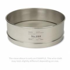 ADVANTECH Standard Stainless Steel Cloth Test Sieve: Stainless Steel, 12 in Outside Dia, 4 1/4 in Ht (MPN 170SS12F). Key specifications — Screen Material: Stainless Steel; Brand: ADVANTECH; Frame Material: Stainless Steel; Standards: ASTM E11; US Standard Screen Size: #170.