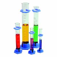 UNITED SCIENTIFIC SUPPLIES INC Graduated Cylinder: 50 mL, B, To Contain (TC), Bumper Included (MPN CY137-50). Key specifications — ASTM Specification: E438; Brand: UNITED SCIENTIFIC SUPPLIES INC; USP Specification: Type I; Closure Included: No; Includes: Bumper.