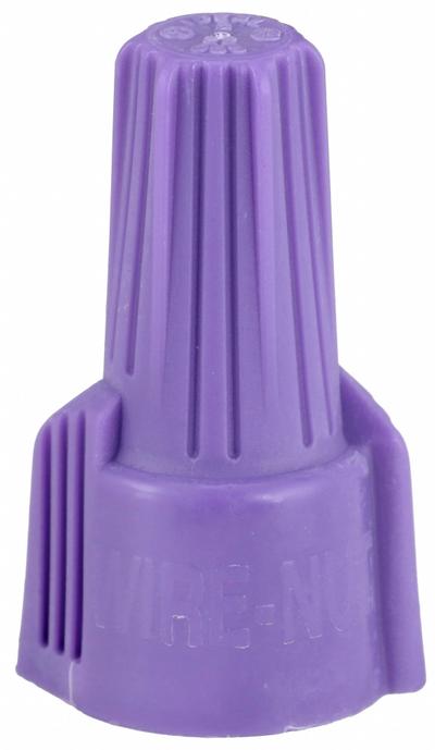 IDEAL Twist-On Wire Connectors: Purple, Wire Sizes 16 AWG – 10 AWG, 600 V, 25 - Aluminum & Copper Compatible Wire Connectors