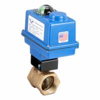 MILWAUKEE VALVE Butterfly Valve: For Gas/Oil/Water Media, Bronze, 115V AC, 2 in Pipe Size, Lug, FKM (MPN MBEOO - 2"). Key specifications — Input Control Signal: 4-20 mA; Brand: MILWAUKEE VALVE; Disc Material: Stainless Steel.