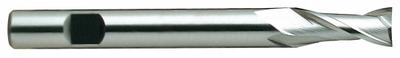 YG-1 Square End Mill: High Speed Steel, TiCN Coated, 2 Flute, 5/8" Mill Dia - General Purpose High-Speed Steel Square End Mills