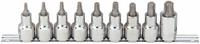 WESTWARD Socket Bit Set: 1 - 25 Pieces, 1/2 in Drive Size, 9 Pieces, T25 to T60 Tip Size Range, Torx (MPN 54TN47). Key specifications — attr1216280: Fixed Insert; attr1216283: WESTWARD; attr1225718: T25 to T60; attr1227491: 1/2 in.