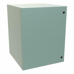 HAMMOND Electrical Enclosure: Steel, 30 in x 24 in x 24 in, NEMA 12/3R/4, Solid Cover, Hinged (MPN EN4SD302424GY). Key specifications — Closure Method: 1/4-Turn Latch; Brand: HAMMOND; Knockouts: Not Included.