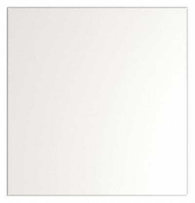 ASI GLOBAL PARTITIONS Partition Panel: Steel, Smooth Semi Gloss, White, 58 in Ht, 55 in Wd - Panels & Panel Posts for Bathroom Partitions