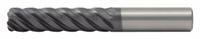 WIDIA HANITA Square End Mill: Carbide, AlTiN Coated, 5 Flute, 16 mm Mill Dia, 64 mm LOC, 141 mm OAL (MPN 571816006MT)