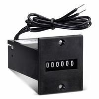 TRUMETER Electromechanical Counter: Front Panel Mounting, 1 3/4 in x 1 1/2 in, 12 V DC – 24 V DC (MPN FL8-4916D). Key specifications — Mounting Style: Front Panel; Standards: CE; Brand: TRUMETER; Manufacturer Part Number: FL8-4916D.