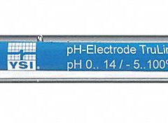 YSI Electrode: TRULINE PH 17, pH, 0 to 14 pH, Cone, 1 m Cable Lg, BNC, Platinum, 12 mm Overall Dia. Key specifications — Manufacturer Part Number: TRULINE PH 17; Product Type: Electrode; Junction: Platinum; Connection Type: BNC; Test Parameters: pH; Tip Shape: Cone; Material: Glass; Range: 0 to 14 pH.