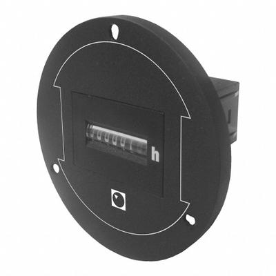 TRUMETER Electromechanical Hour Meter: Hour Meters, Front Panel Mounting, Analog