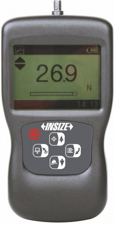 INSIZE Digital Force Gauge: 2.2 lbf Max Force Measured, 0 lbf Min Force Measured - Digital Force Gauges