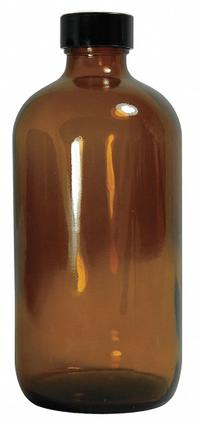 QORPAK Sampling Bottle: 960 mL, Amber, 33-400, Phenolic, Visible Particulate, 30, PolyCone, Type III (MPN GLC-02011). Key specifications — attr1370730: Amber; attr1370762: Visible Particulate; attr1370763: Soda Lime Glass; attr1370766: QORPAK; attr1370767: 33-400; attr1370776: No; attr1370779: Type III; attr1389381: Attached.