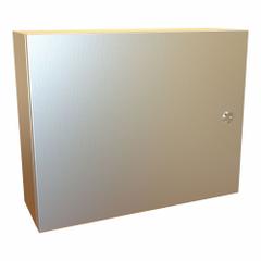 HAMMOND Electrical Enclosure: 304 Stainless Steel, 16 in x 20 in x 6 in, NEMA 12/13/3R/4/4X, Hinged (MPN EN4SD16206SS). Key specifications — Brand: HAMMOND; Closure Method: 1/4-Turn Latch; Enclosure Material: 304 Stainless Steel; Knockouts: Not Included.