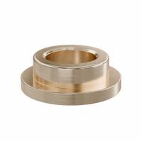 Flanged Sleeve Bearing: Bronze, SAE 841, 12 mm Bore, 18 mm OD, 8 mm Lg, -35°F to 300°F, 10 PK (MPN FFM1218-08B). Key specifications — System of Measurement: Metric; Material Grade: SAE 841; Flange Type: Flanged; Brand: OILITE.