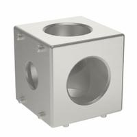 Squared Corner Connector: Squared Corner Connector, 45 Series, 45 mm x 44.9 mm x 45 mm, 3 Holes (MPN 093WW454N10). Key specifications — Material: Aluminum; Brand: FATH INC.; Finish: Lacquer.