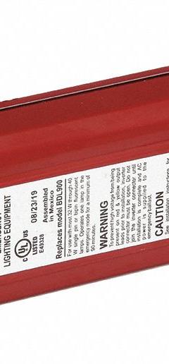 BODINE Emergency Fluorescent Ballast: 40 W Max. Bulb Watts, 120/277V AC, 1 Bulbs Supported, T12/T8 (MPN B90). Key specifications — Input Voltage: 120/277V AC; Brand: BODINE.