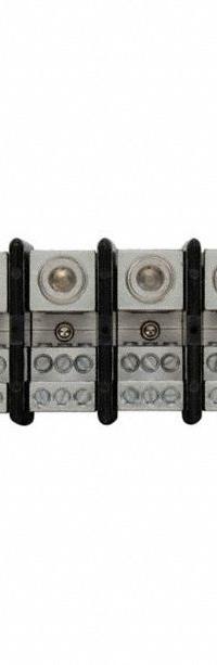 BUSSMANN Power Distribution Block: Open, Lug, Lug, 6 AWG – 350 kcmil For Line Side Wire Sizes (MPN 16023-4). Key specifications — attr1361688: Surface; attr1308686: BUSSMANN; attr1361672: Aluminum.