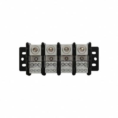 BUSSMANN Power Distribution Block: Open, Lug, Lug - Open Blocks with Lugs