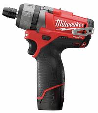 MILWAUKEE Screwdriver Kit: 1/4 in Drive Size, 0 in-lb to 350 in-lb, 0 in-lb Torque - Min, Brushless (MPN 2402-22). Key specifications — attr1190356: General Purpose Screwdriver; attr1169645: Brushless.