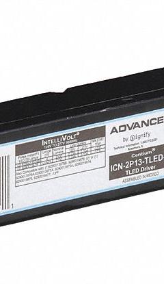 ADVANCE LED Driver: 1_2 Bulbs Supported, 120 to 277V AC, 420V DC, 0.34 A, 9 W Power Output - Min (MPN 913701269202). Key specifications — Dimming Method: No Dimming; Input Voltage: 120 to 277V AC; Output Voltage: 420V DC; Brand: ADVANCE; Output Current: 0.34 A.
