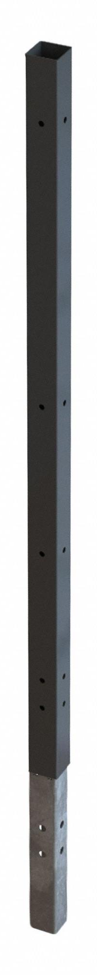 FOLDING GUARD Universal Extension Post: 48 in H, Black, Powder-Coated (MPN EP048Y16E1). Key specifications — Finish: Powder-Coated; Material: Steel; Includes Mounting Hardware: Yes; Brand: FOLDING GUARD.