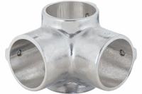 Structural Fitting: Side Outlet Tee, Tee, 2 in For Pipe Size, For 2 3/8 in Actual Pipe Outer Dia (MPN 11-9). Key specifications — Manufacturer Part Number: 11-9; Brand: HOLLAENDER; Finish: Mill; Material: Aluminum; Product Type: Side Outlet Tee.