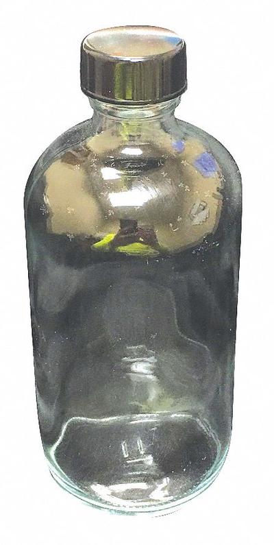 APPROVED VENDOR Sampling Bottle: 1 L, Colorless, 20-400 mm, Phenolic, 12, Polyethylene - Clear Narrow Mouth Round Glass Lab Bottles