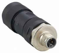 IFM M12 Circular Connector: L Coded, 5 Pin, M12 Male Thread, IP67, Screw Terminals, Straight, Nylon (MPN E12673). Key specifications — Connector Body Type: Pin; Coding: L; Brand: IFM; Voltage Rating: 63V DC; Thread Size: M12; Mounting Type: Front Mounting; Mounting Style: Male Thread; IP Rating: IP67.