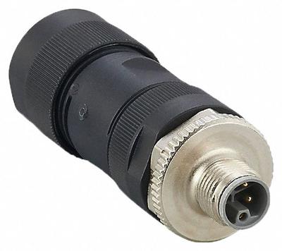 IFM Circular Connector: L Coded, 5 Pin, M12 Male Thread, IP67, Screw Terminals - Field-Wireable Industrial M12 Circular Connectors
