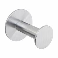 WINGITS SINGLE BUTTON ROBE HOOK: 2 in x 2 in x 2 1/4 in, Stainless Steel, Brushed Nickel (MPN WMESBRHSN). Key specifications — Brand: WINGITS; Material: Stainless Steel.