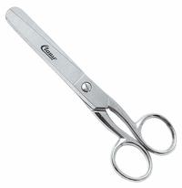 CLAUSS Scissors: Ambidextrous, 6 in Overall Lg, Straight, Steel, Rounded, Silver (MPN 12370). Key specifications — attr308500: Steel; attr308502: Silver; attr308505: Ambidextrous; attr308522: Sewing; attr324896: CLAUSS.